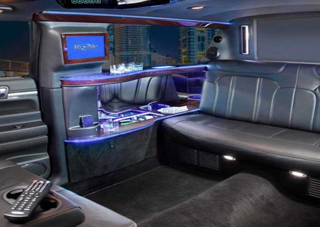 Napa Valley limousine interior