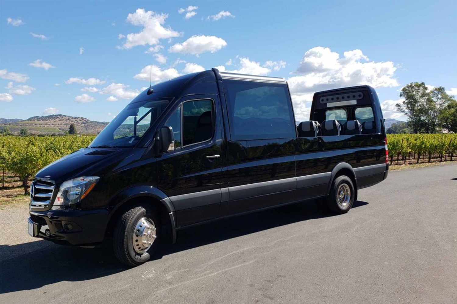 Convertible Sprinter (up to 18 guests)