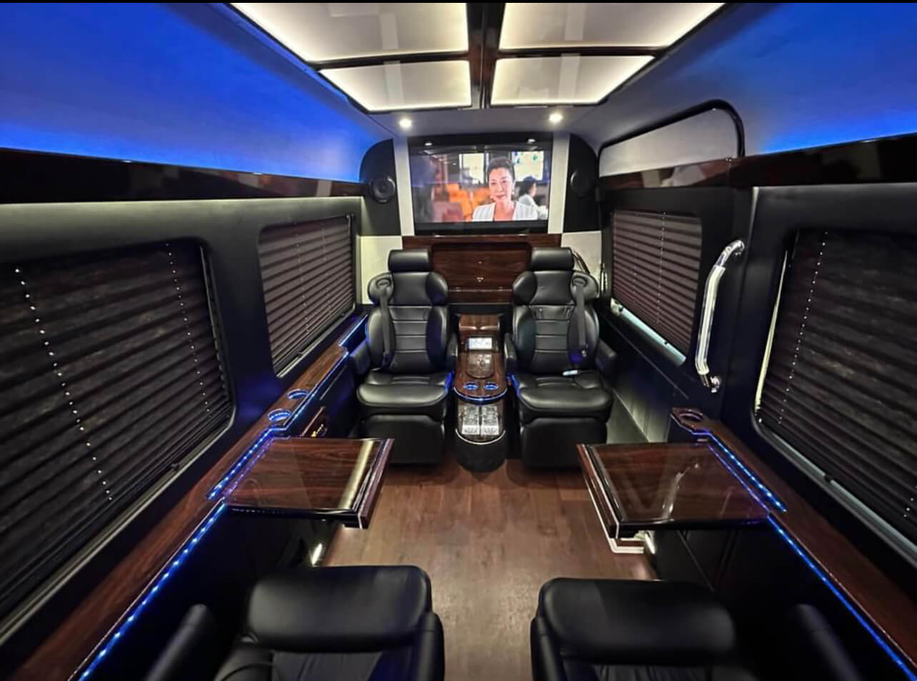 Presidential Limo Van Custom Coach (up to 6 guests)