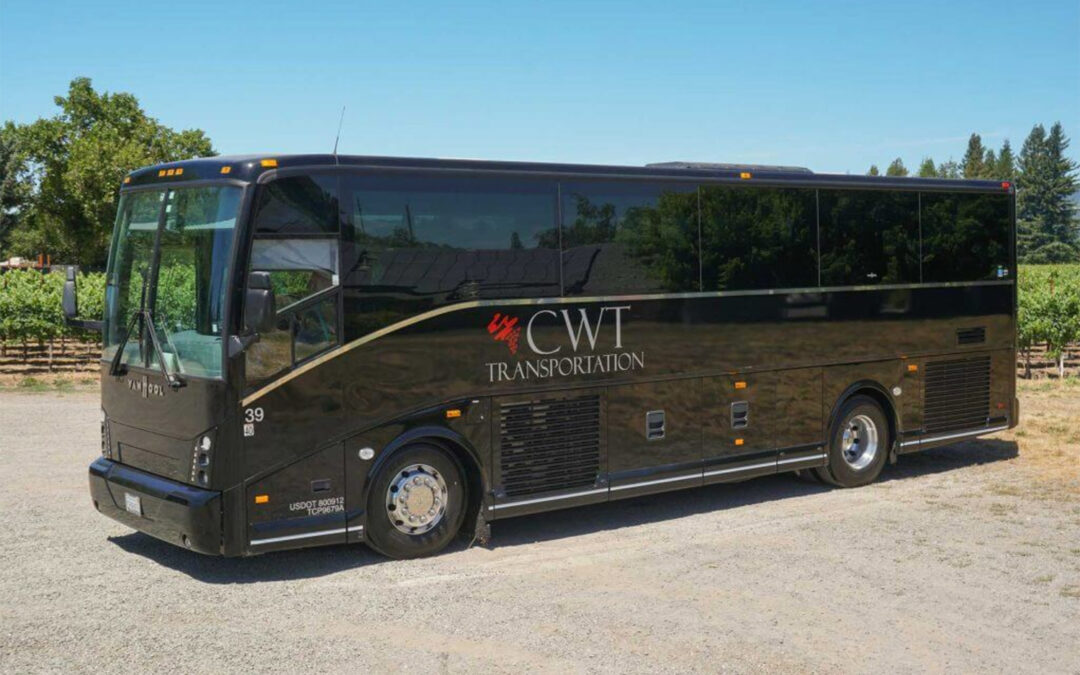 38 Passenger Motor Coach – Vanhool, Black, Leather