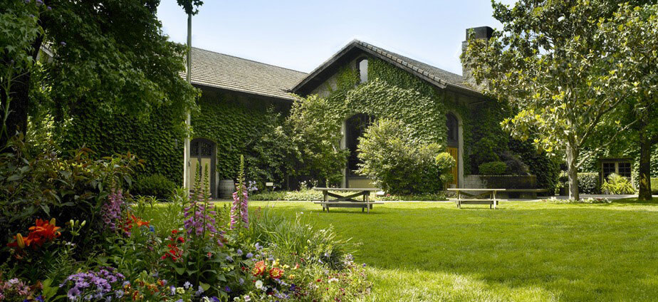 Dry Creek Winery outside with nice grass area